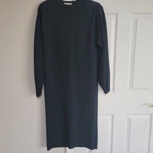 Zara dark green dress M size